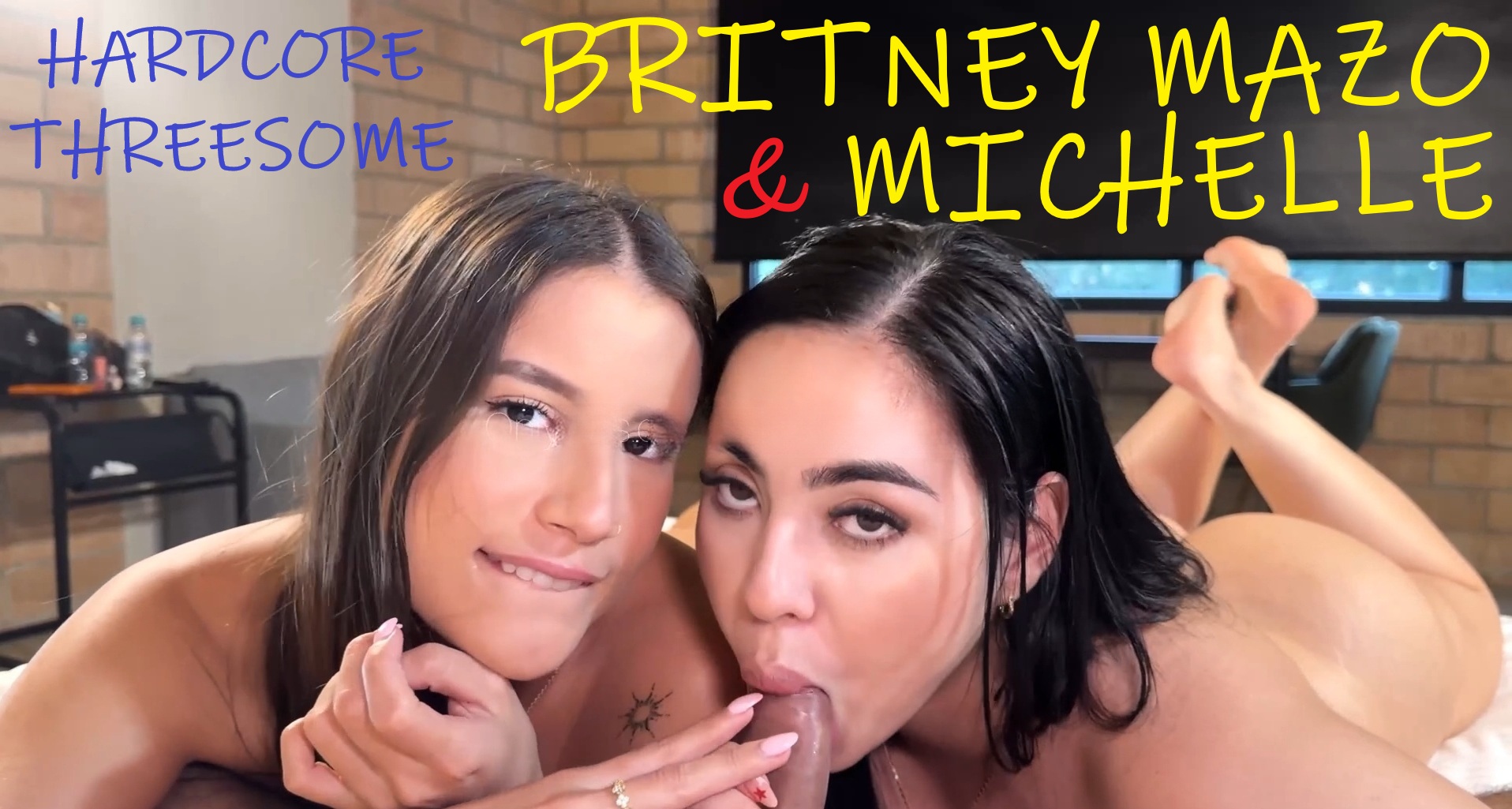 Britney Michelle Hardcore Threesome Video